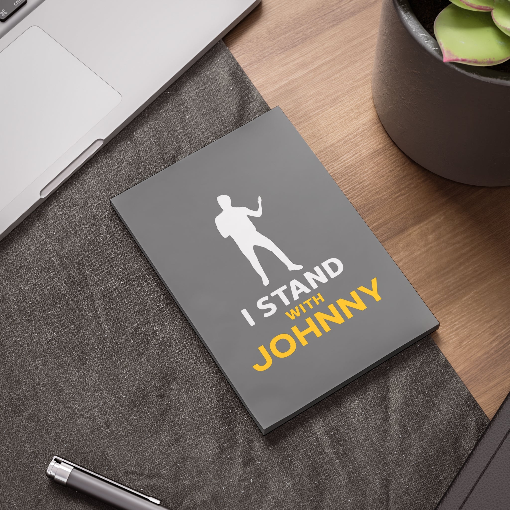 I stand With Johnny Post-it® Note Pads