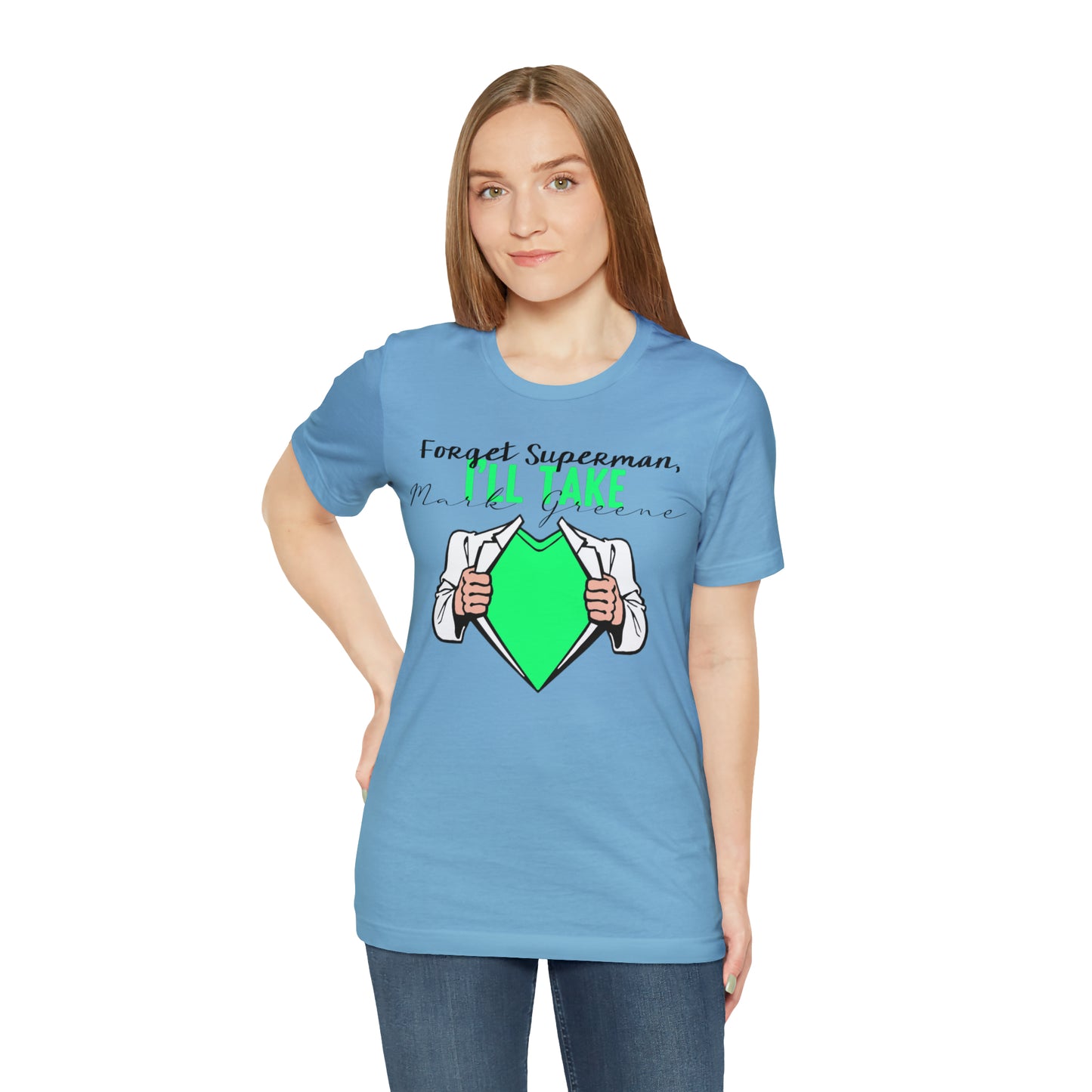 Forget Superman, I'll Take Mark Greene Unisex Jersey Short Sleeve Tee