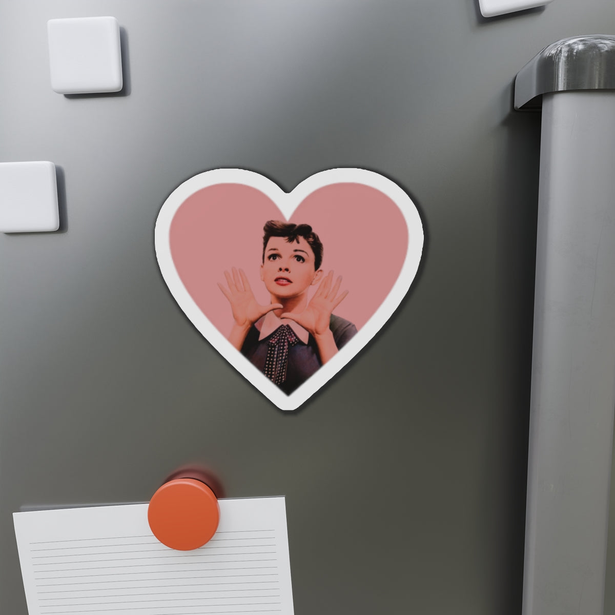Judy Garland Heart Shaped Die-Cut Magnets