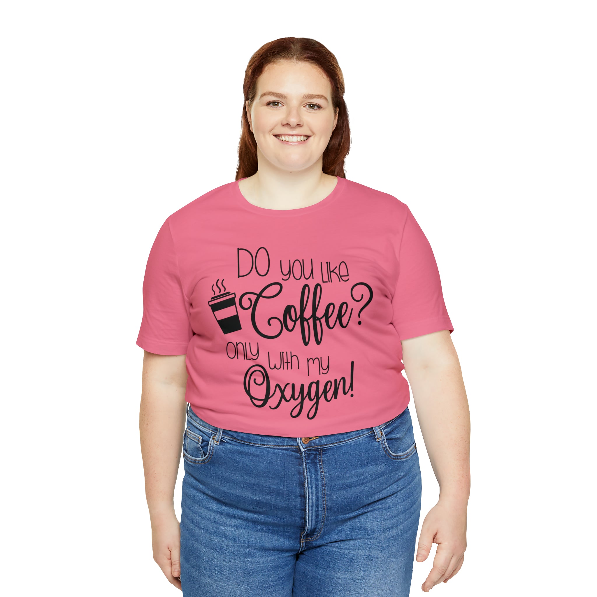 Gilmore Girls Only With My Oxygen Unisex Jersey Short Sleeve Tee