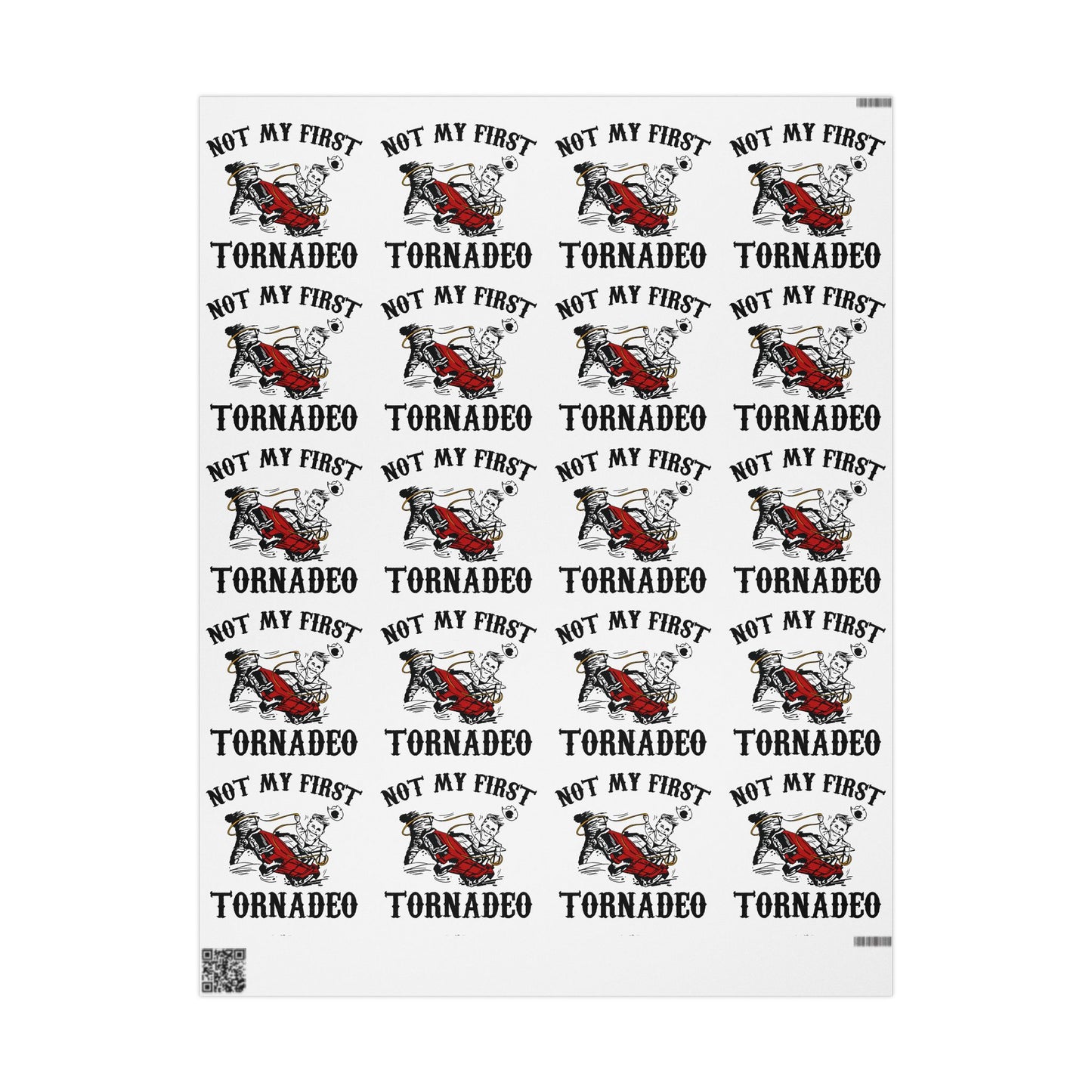 Not My First Twister Twisters Wrapping Paper