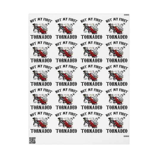Not My First Twister Twisters Wrapping Paper