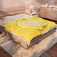 A Thousand Yellow Daisies Velveteen Plush Blanket