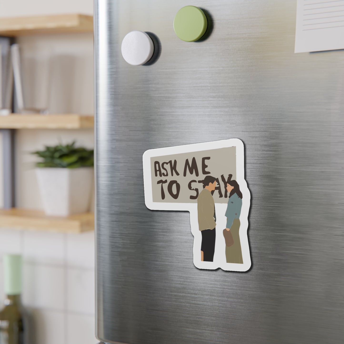 Ask Me To Stay Dawson's Creek Die-Cut Magnets