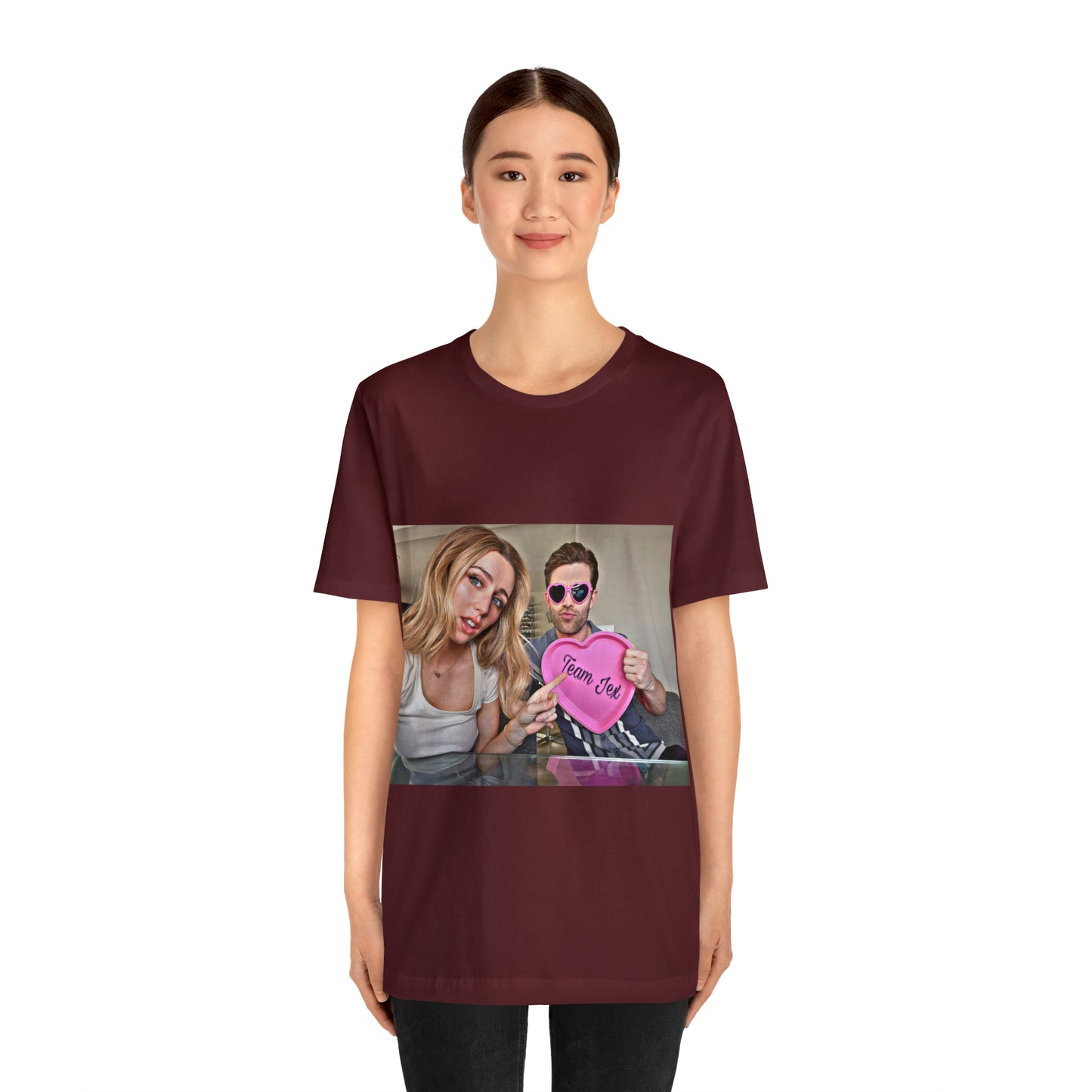 Team Jex Heart Unisex Jersey Short Sleeve Tee