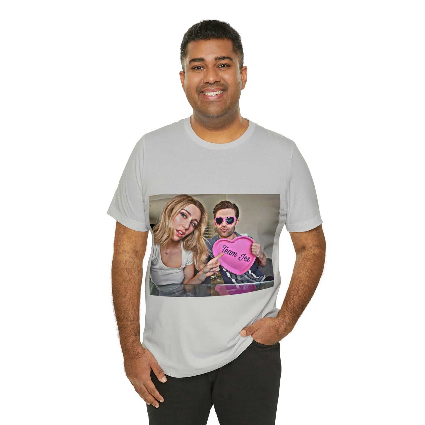 Team Jex Heart Unisex Jersey Short Sleeve Tee