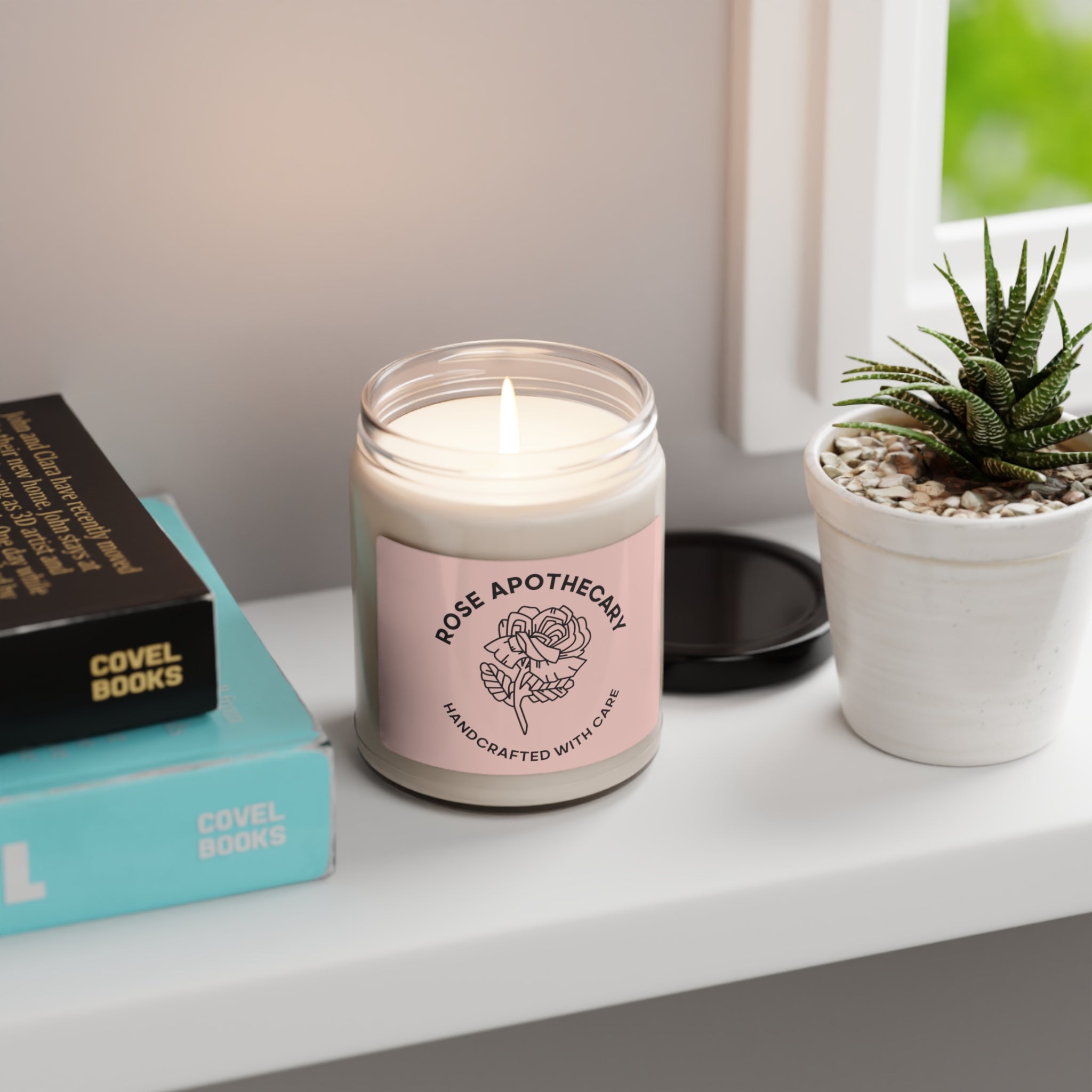 Schitt's Creek Rose Apothecary Scented Soy Candle