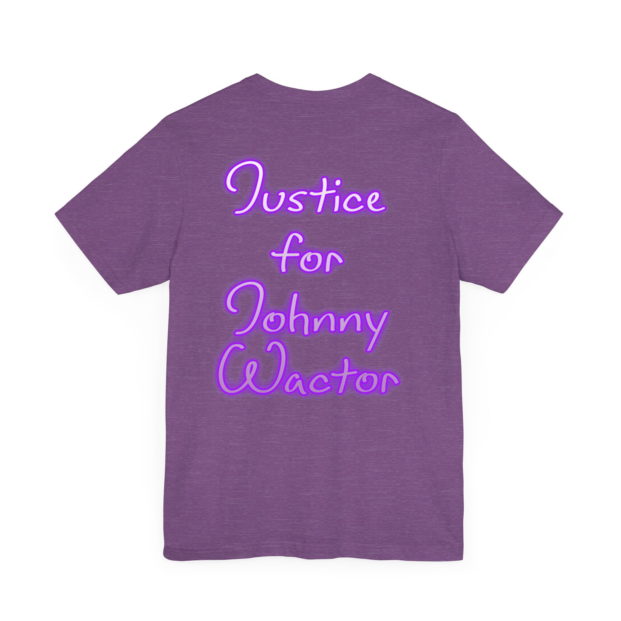 Justice for Johnny Virgo Unisex Jersey Short Sleeve Tee