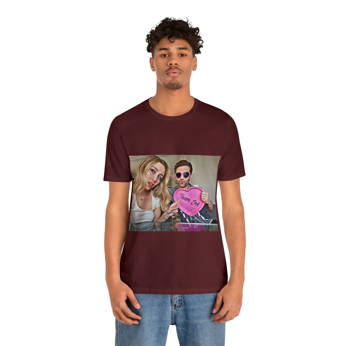 Team Jex Heart Unisex Jersey Short Sleeve Tee