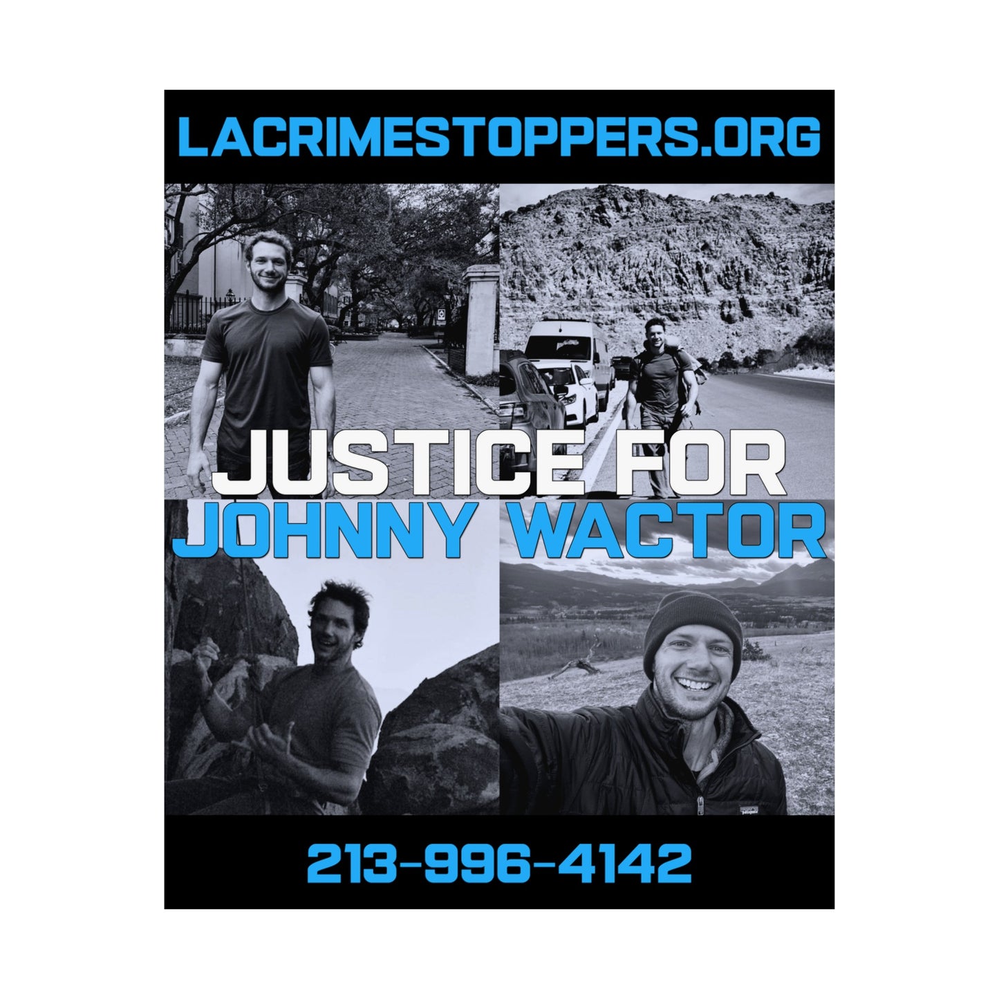 Justice For Johnny Wactor Matte Vertical Posters