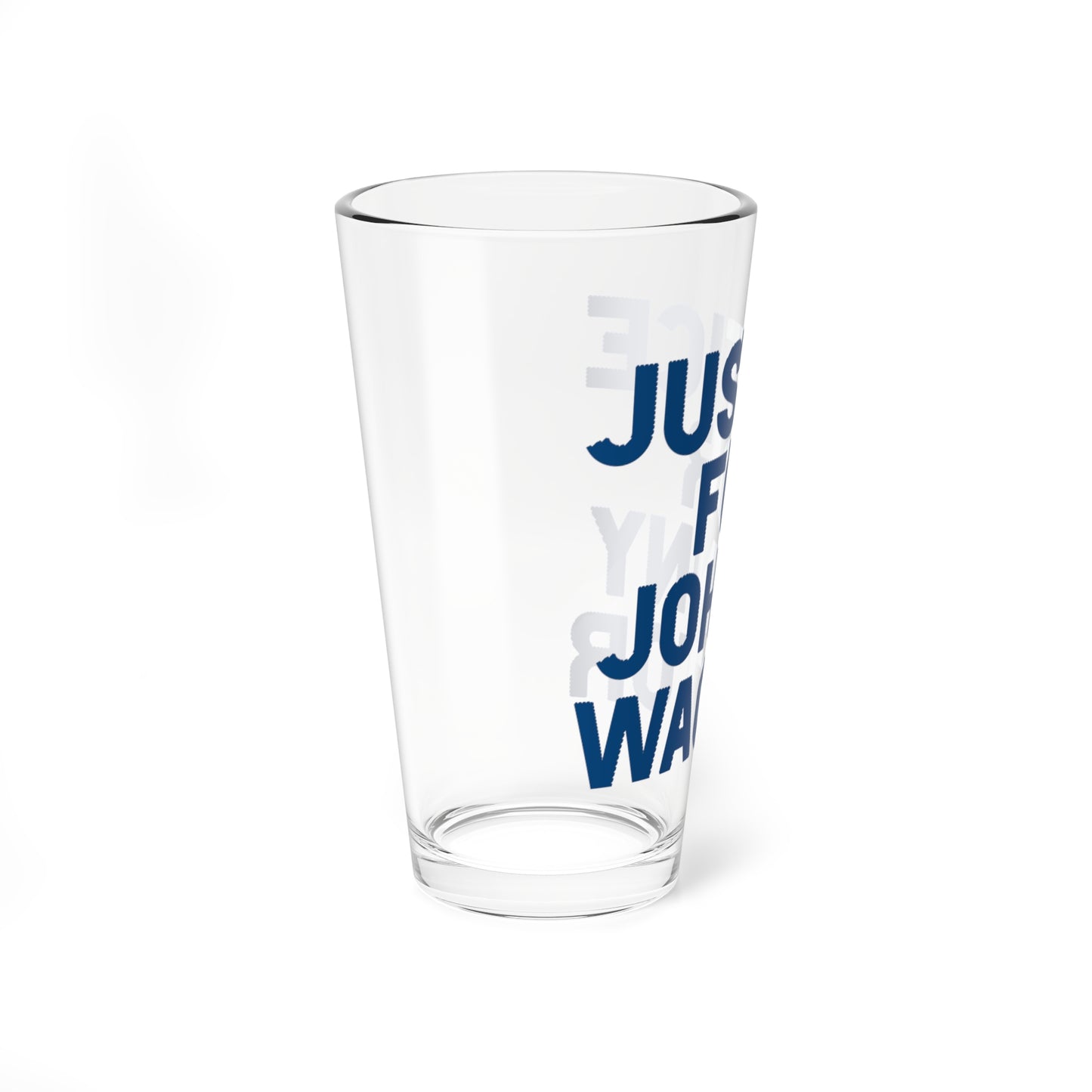 Justice for Johnny Wactor Mixing Glass, 16oz