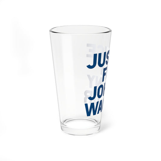 Justice for Johnny Wactor Mixing Glass, 16oz