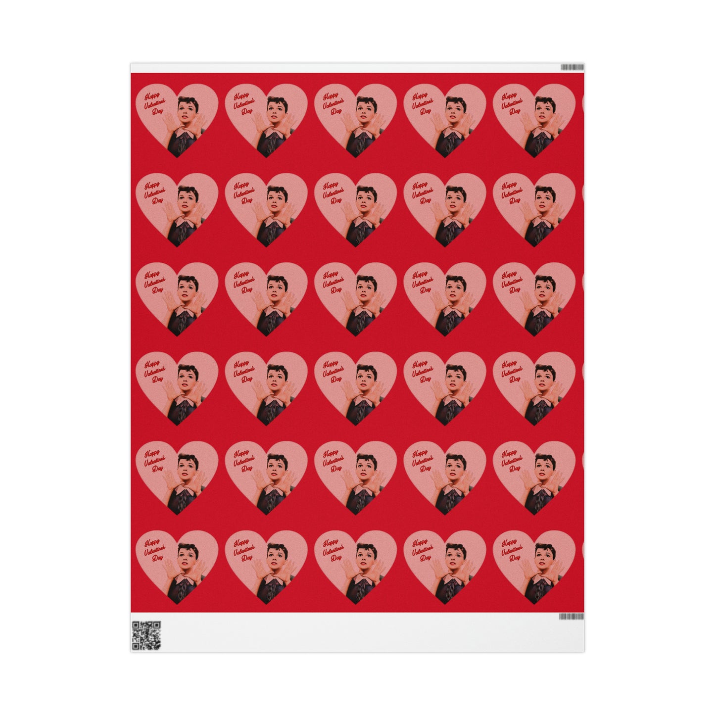 Judy Garland Valentine's Day Wrapping Paper