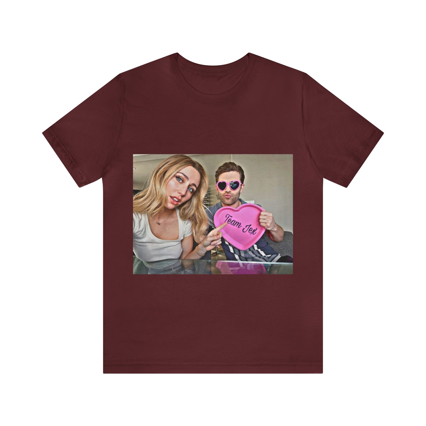 Team Jex Heart Unisex Jersey Short Sleeve Tee