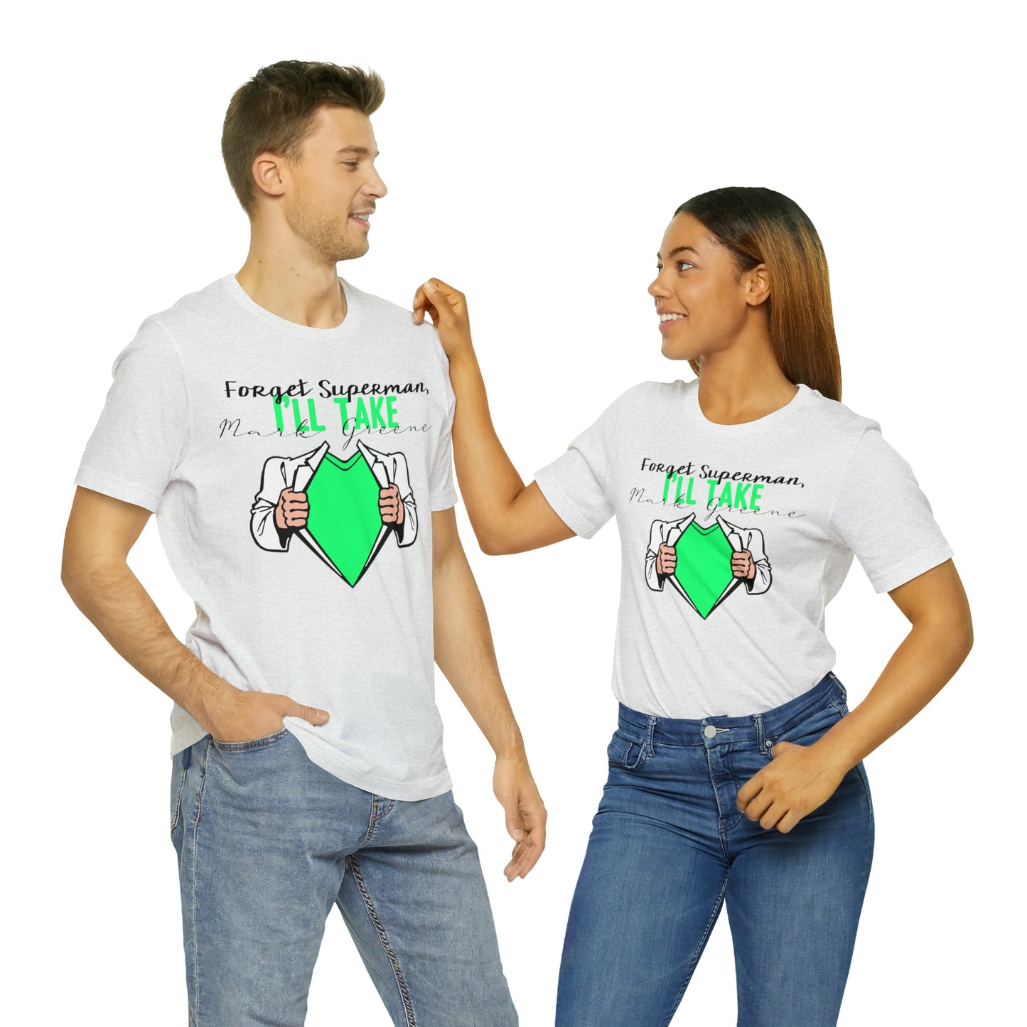 Forget Superman, I'll Take Mark Greene Unisex Jersey Short Sleeve Tee