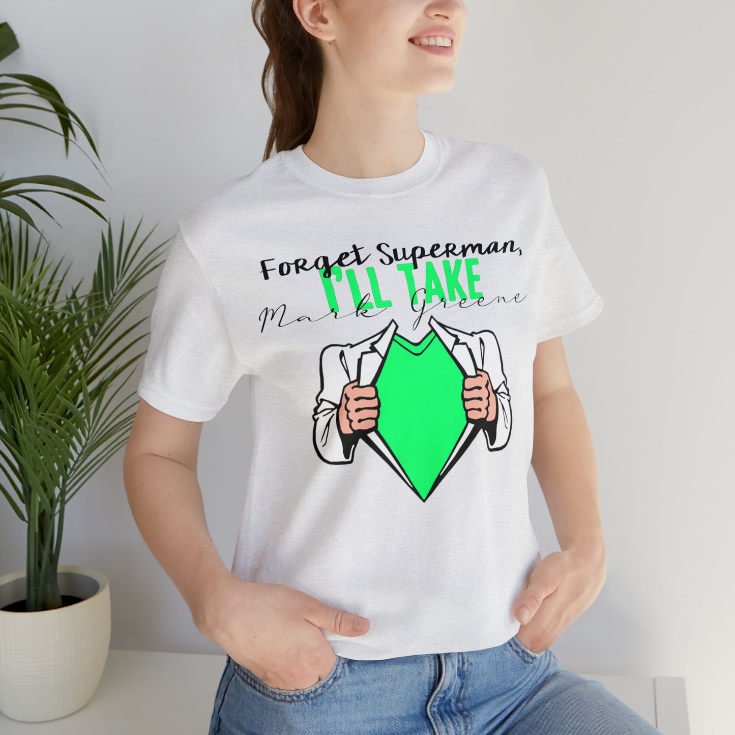 Forget Superman, I'll Take Mark Greene Unisex Jersey Short Sleeve Tee