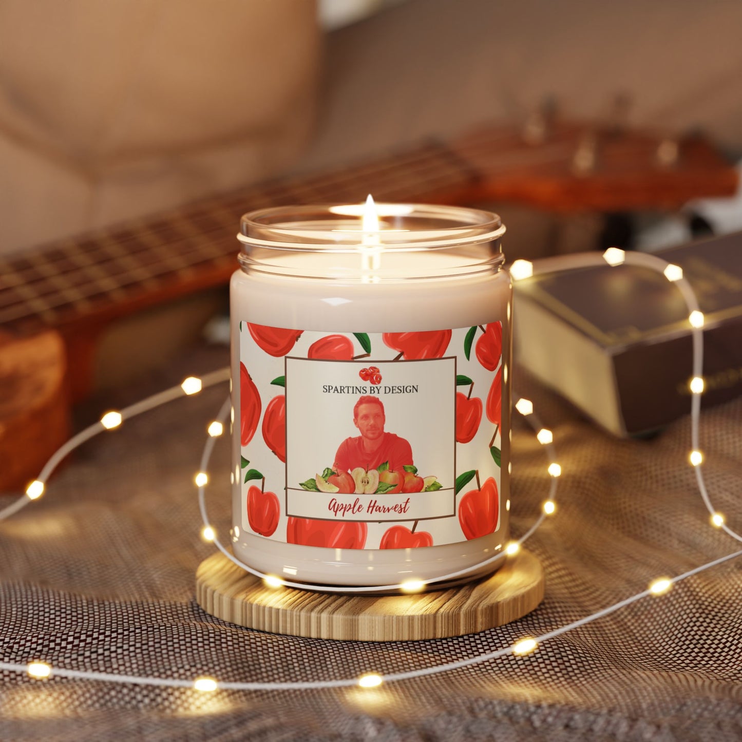 Johnny Wactor Apple Harvest Scented Soy Candle, 9oz