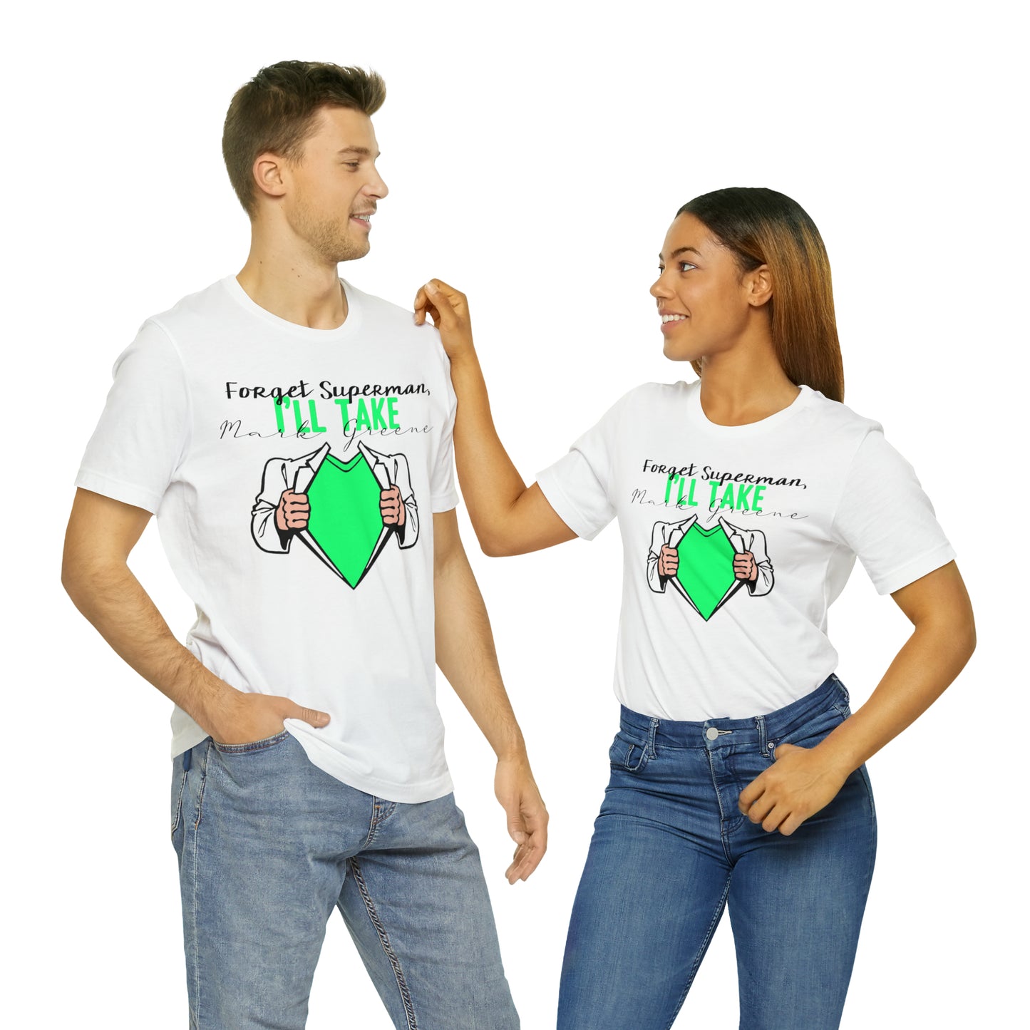 Forget Superman, I'll Take Mark Greene Unisex Jersey Short Sleeve Tee