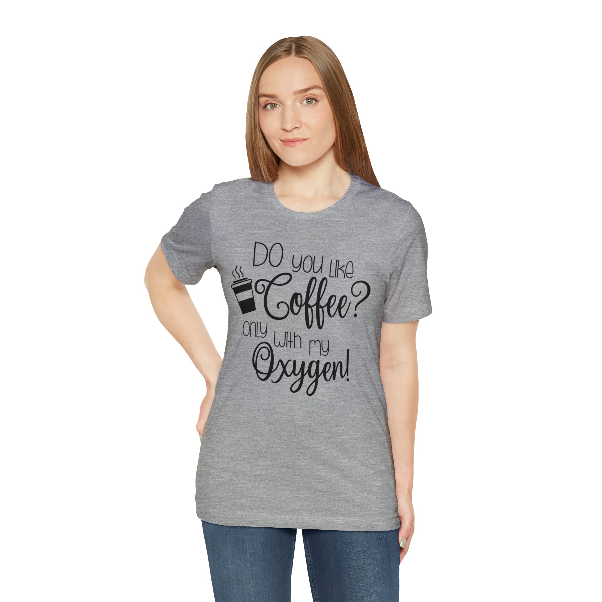 Gilmore Girls Only With My Oxygen Unisex Jersey Short Sleeve Tee