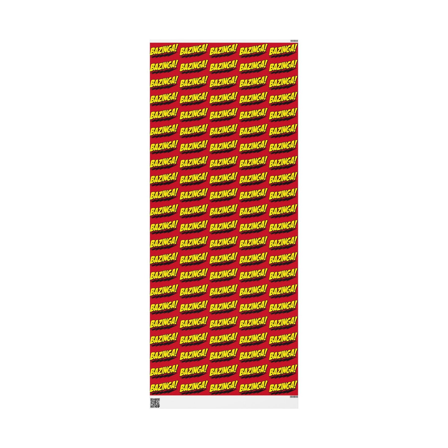 Big Bang Theory "BAZINGA!" Wrapping Paper