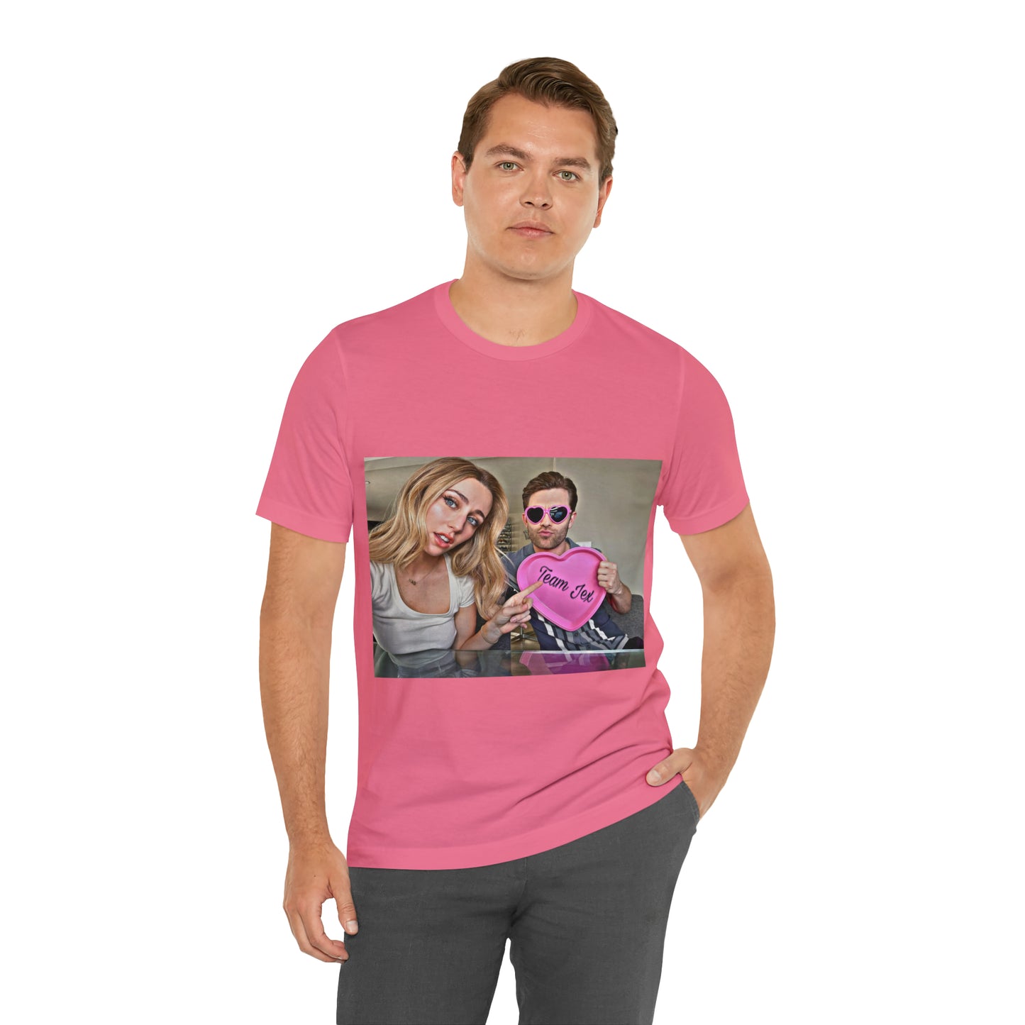 Team Jex Heart Unisex Jersey Short Sleeve Tee