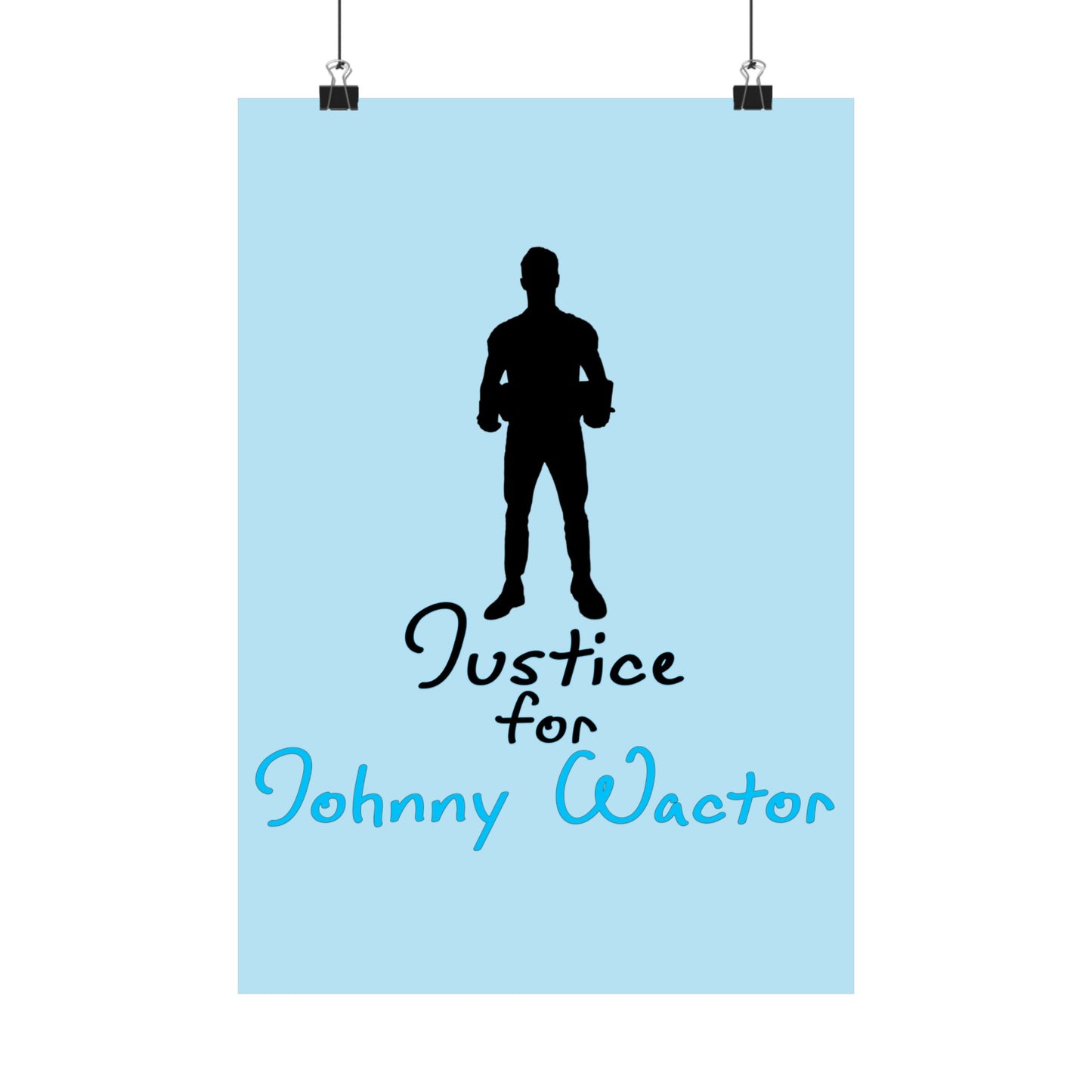 Justice for Johnny Matte Vertical Posters