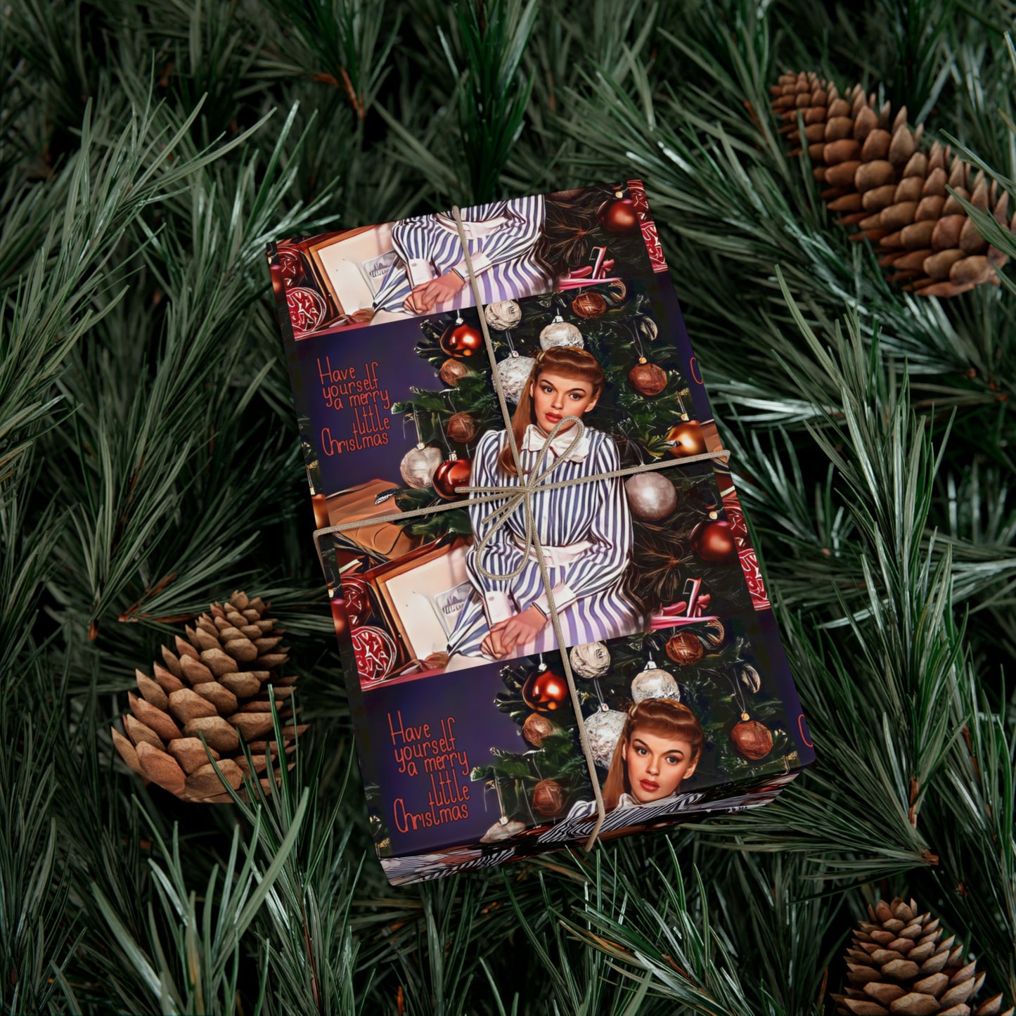 Judy Garland Have Yourself a Merry Little Christmas Gift Wrap Papers