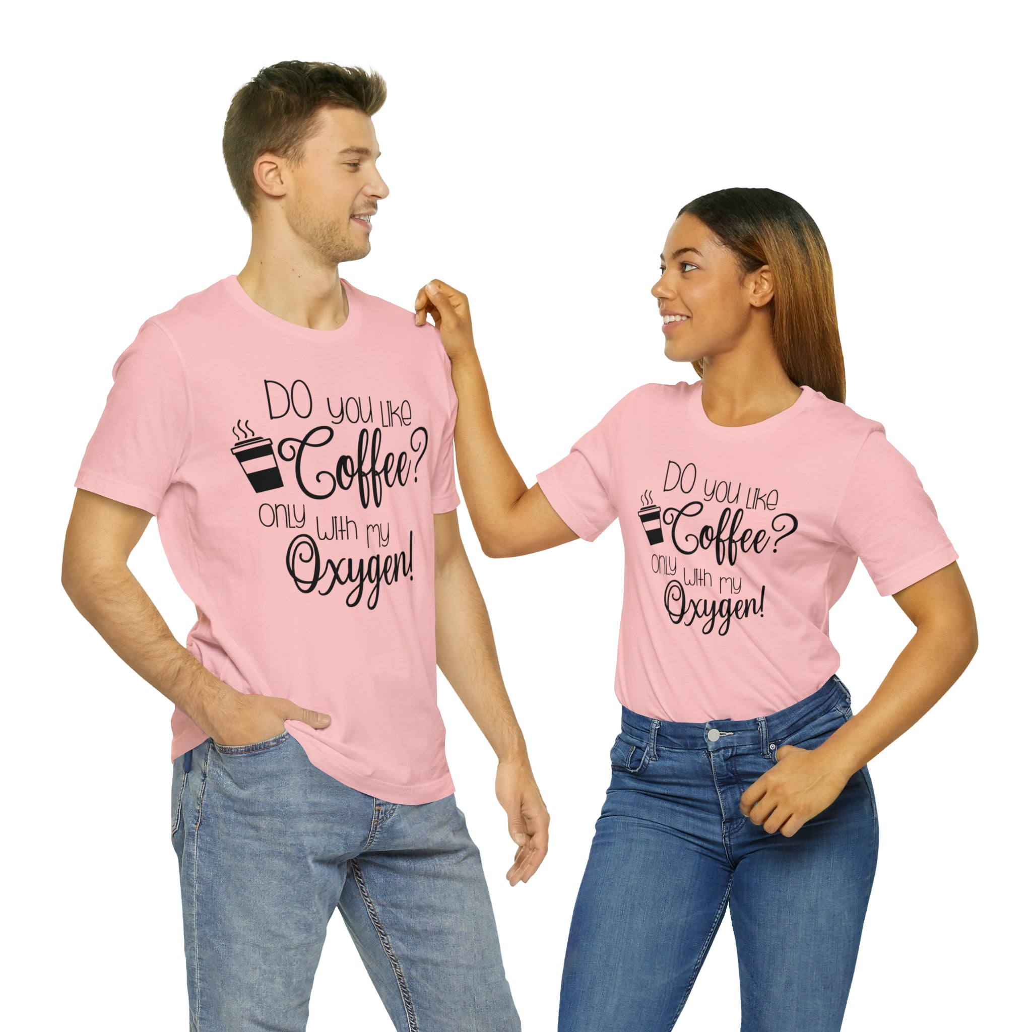 Gilmore Girls Only With My Oxygen Unisex Jersey Short Sleeve Tee