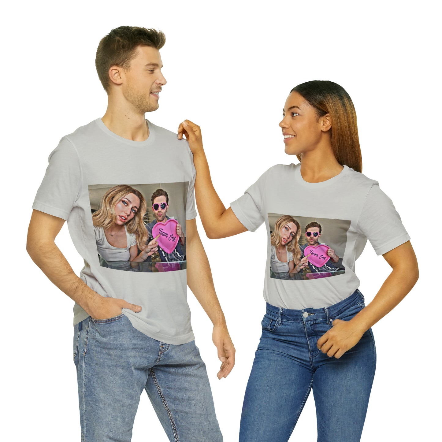 Team Jex Heart Unisex Jersey Short Sleeve Tee