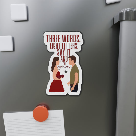 Three Words Eight Letters Chuck & Blair Kiss-Cut Magnets