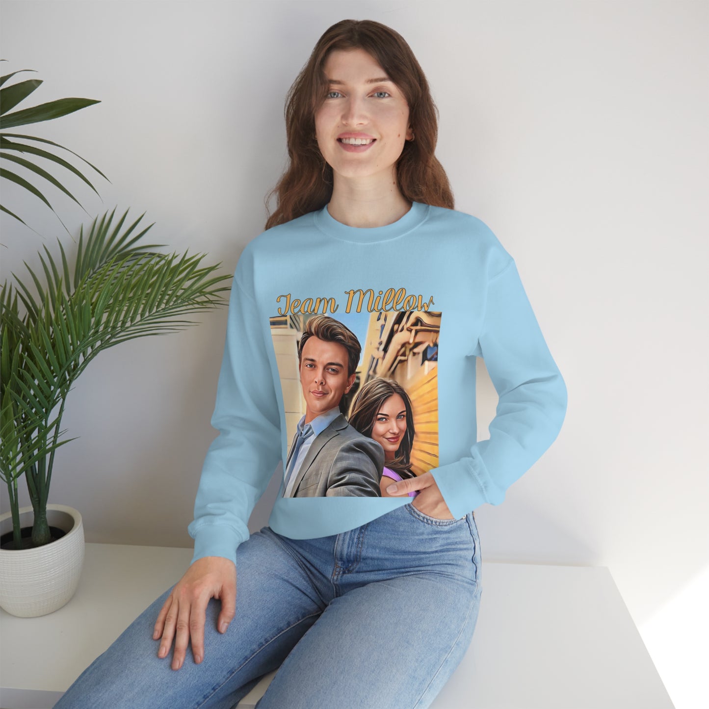 Team Millow Unisex Heavy Blend Crewneck Sweatshirt
