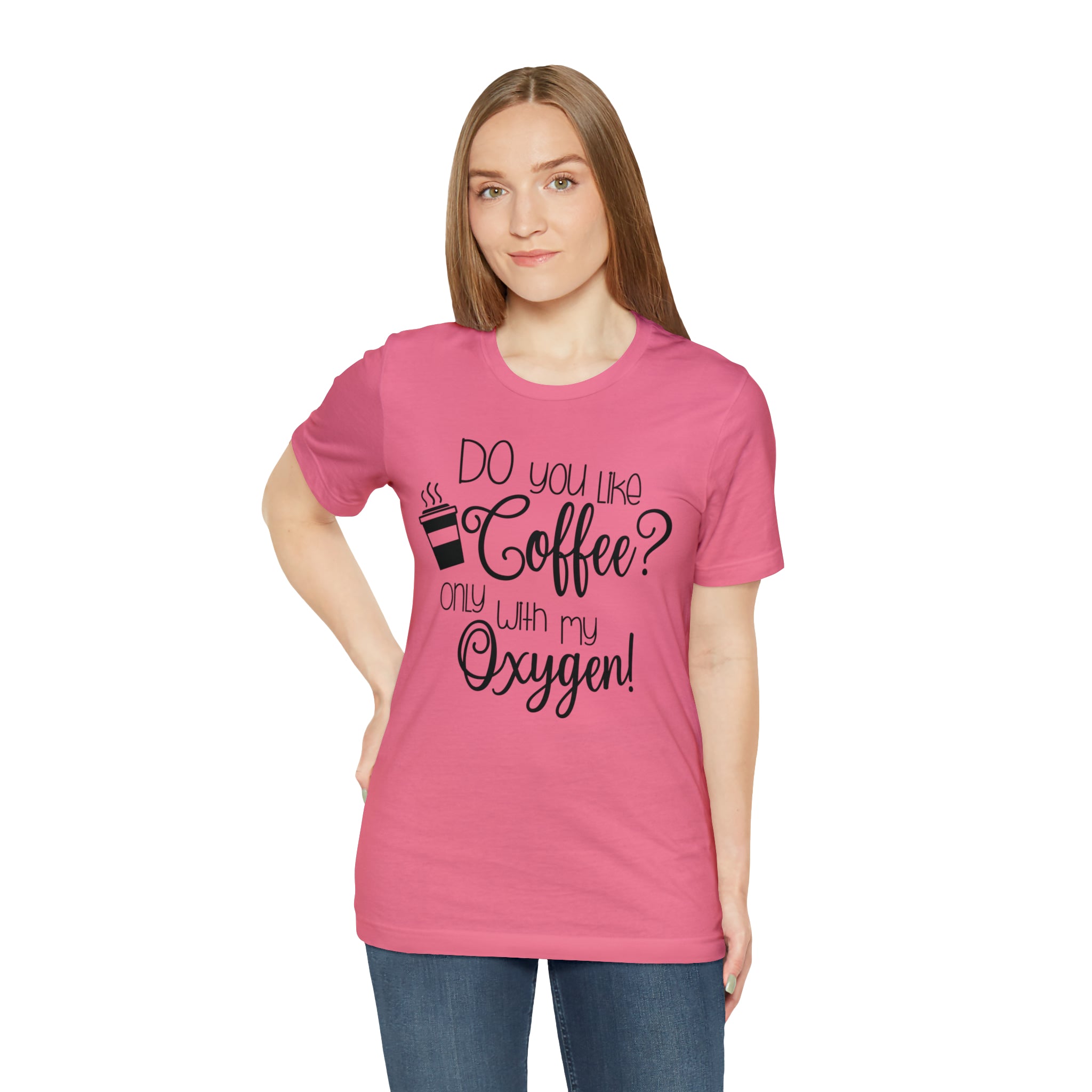 Gilmore Girls Only With My Oxygen Unisex Jersey Short Sleeve Tee