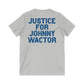 What Would Johnny Do Justice for Unisex Jersey Short Sleeve V-Neck Tee