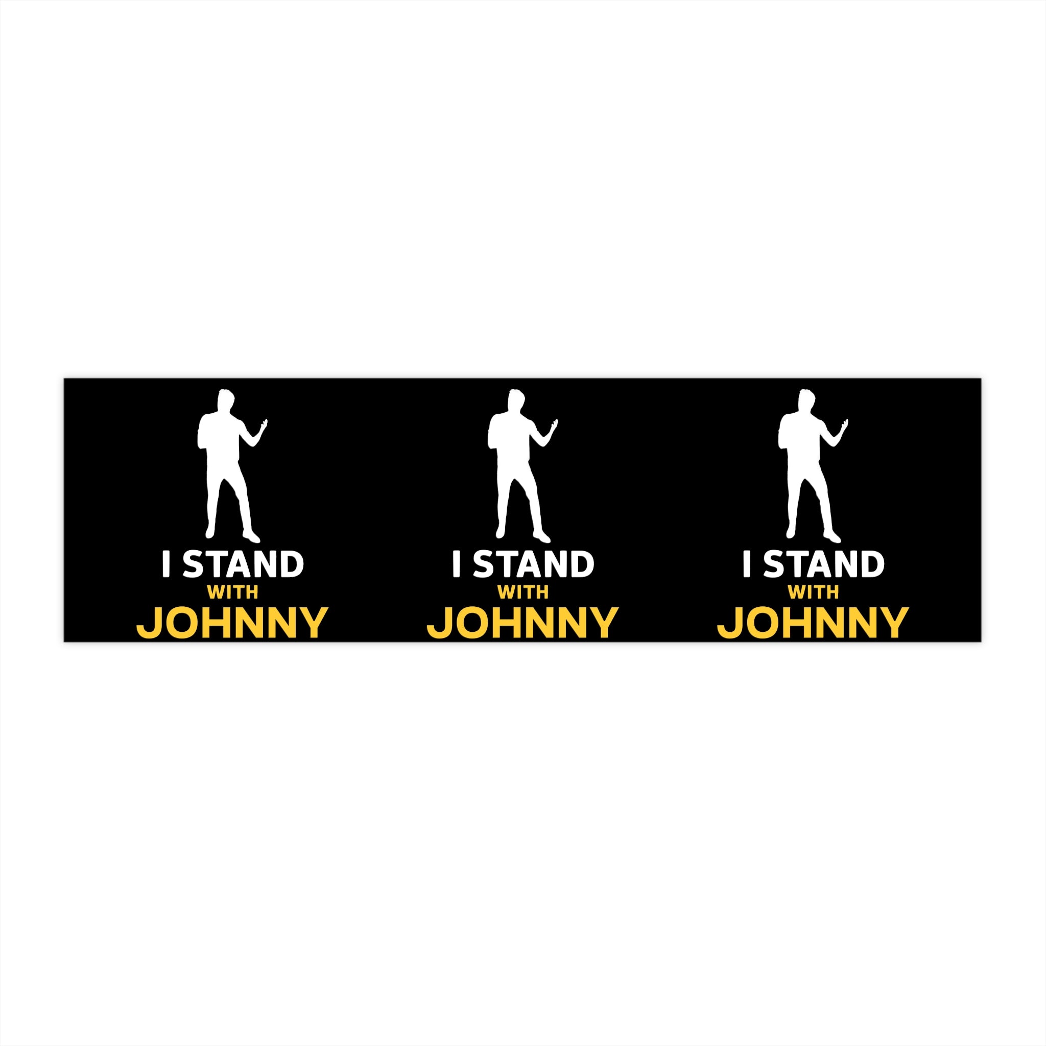 I Stand With Johnny Bumper Stickers