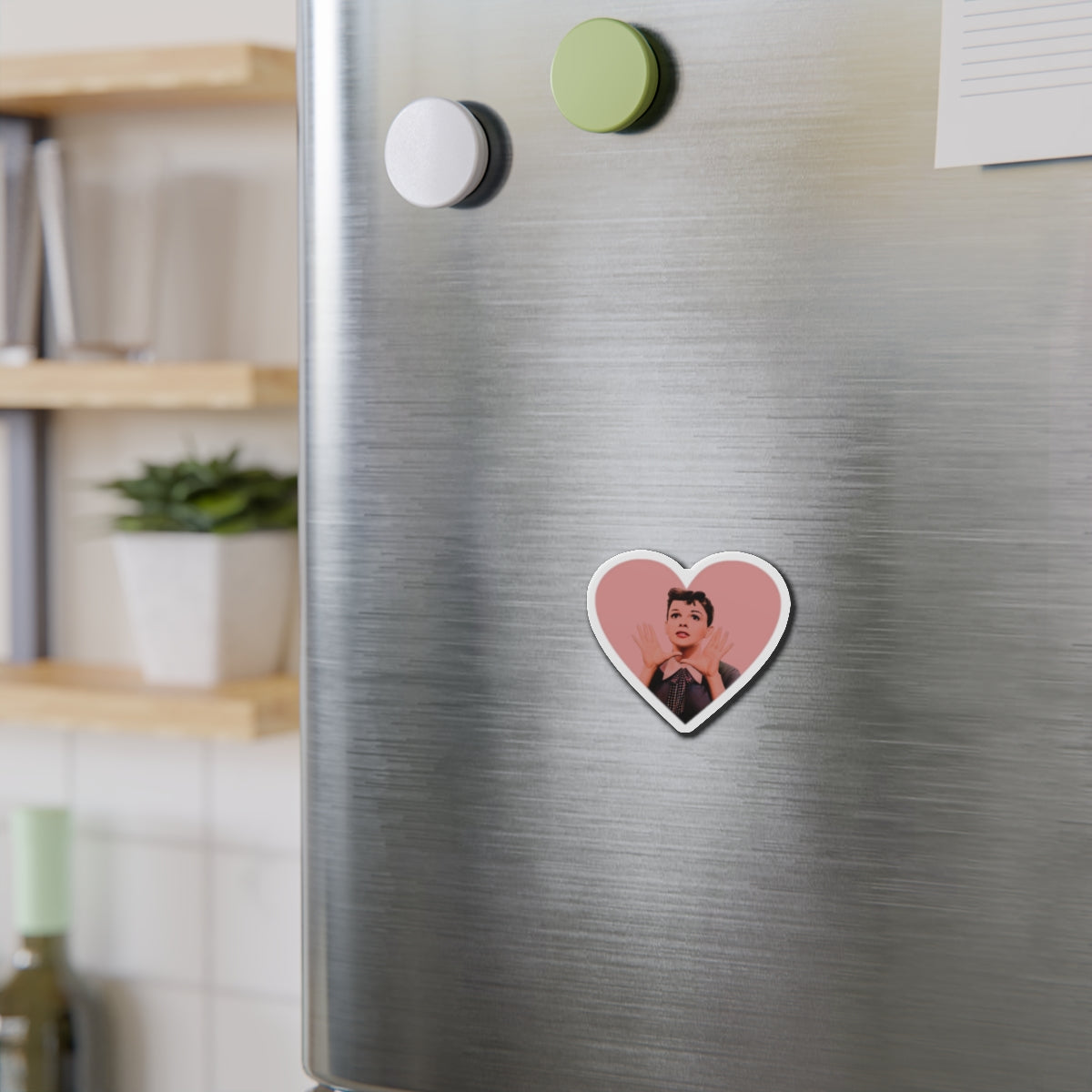 Judy Garland Heart Shaped Die-Cut Magnets