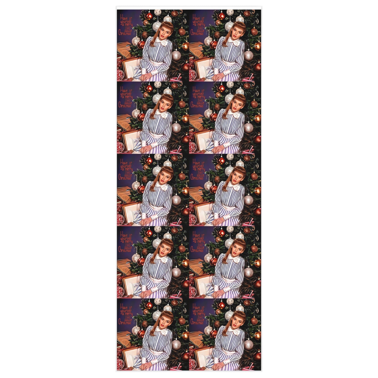 Judy Garland Have Yourself a Merry Little Christmas Wrapping Paper