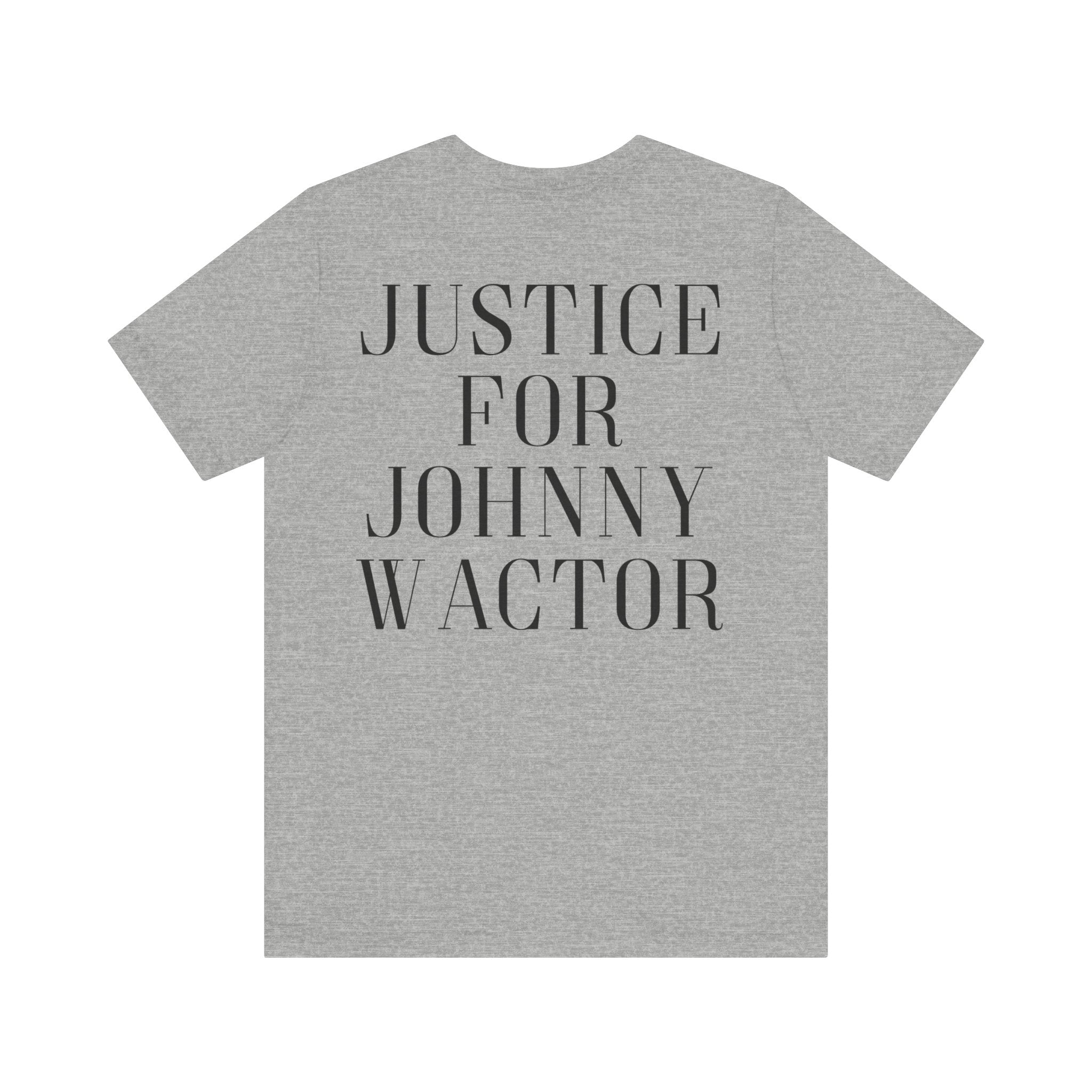 John 15:13 Justice for Johnny Unisex Jersey Short Sleeve Tee