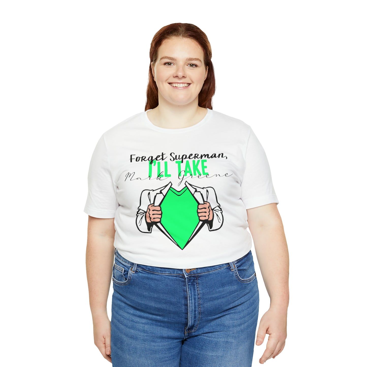 Forget Superman, I'll Take Mark Greene Unisex Jersey Short Sleeve Tee