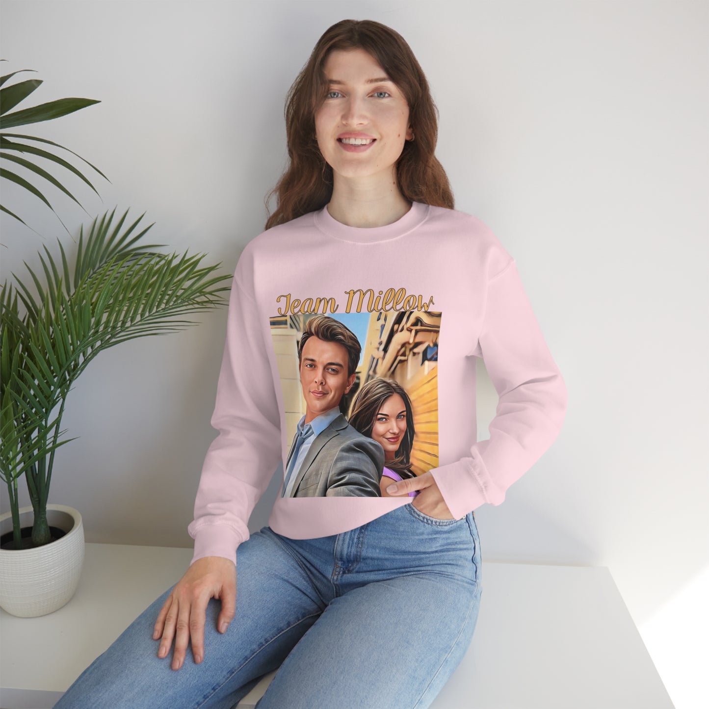 Team Millow Unisex Heavy Blend Crewneck Sweatshirt