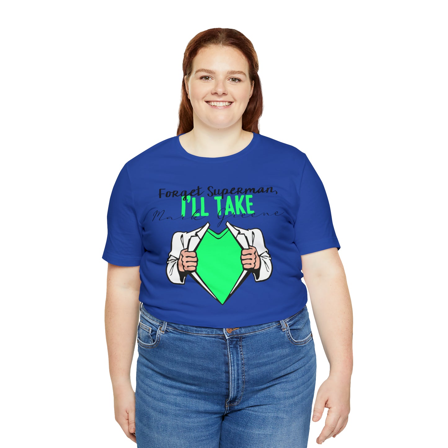 Forget Superman, I'll Take Mark Greene Unisex Jersey Short Sleeve Tee