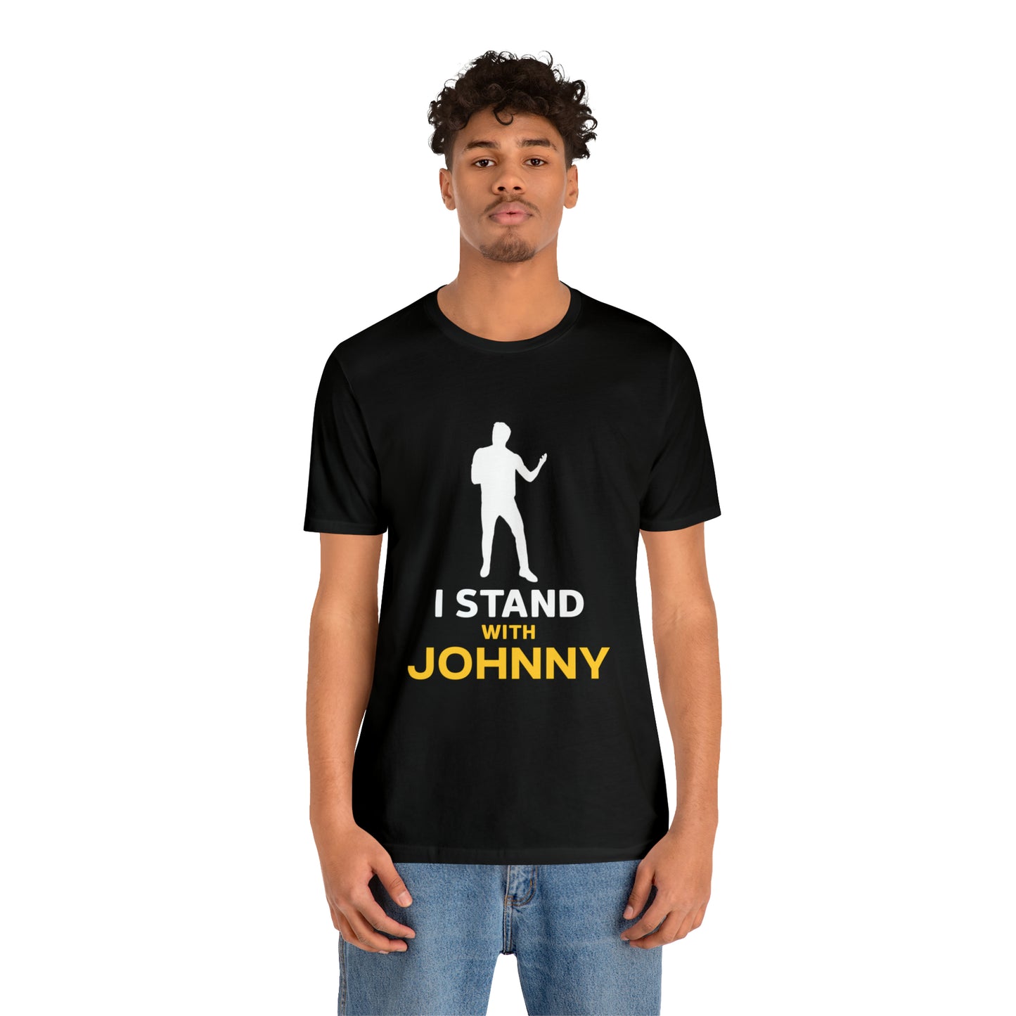 I Stand With Johnny Unisex Jersey Short Sleeve Tee