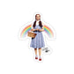 Judy Garland Wizard of Oz Rainbow Kiss-Cut Sticker
