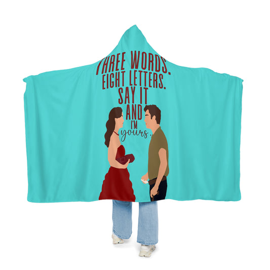 Three Words Eight Letters Chuck and Blair Snuggle Blanket