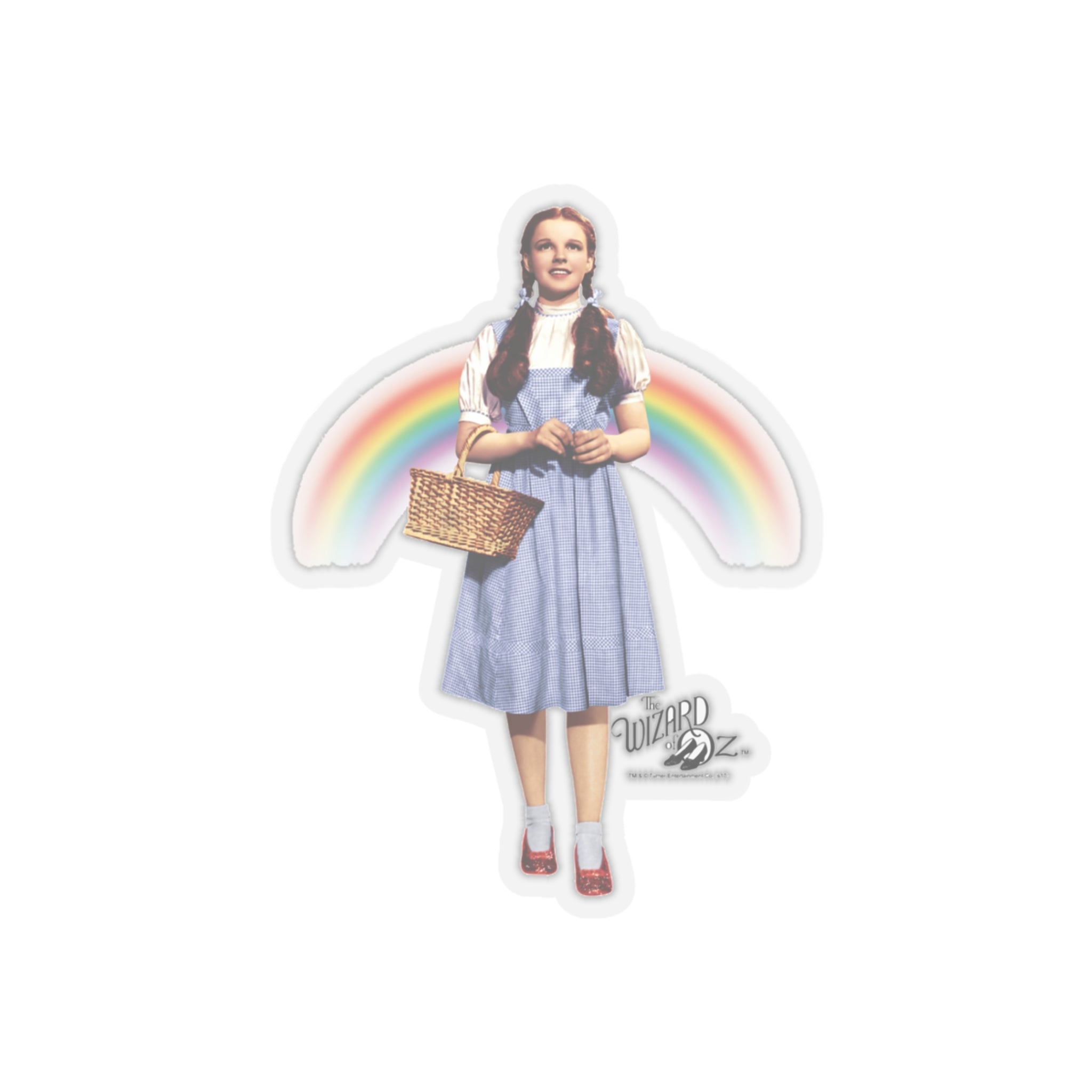Judy Garland Wizard of Oz Rainbow Kiss-Cut Sticker