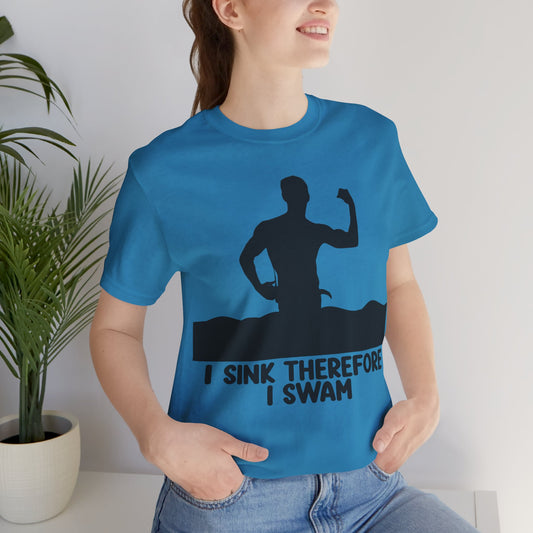 I Sink Therefore I swam Justice For Johnny Wactor Unisex Jersey Short Sleeve Tee
