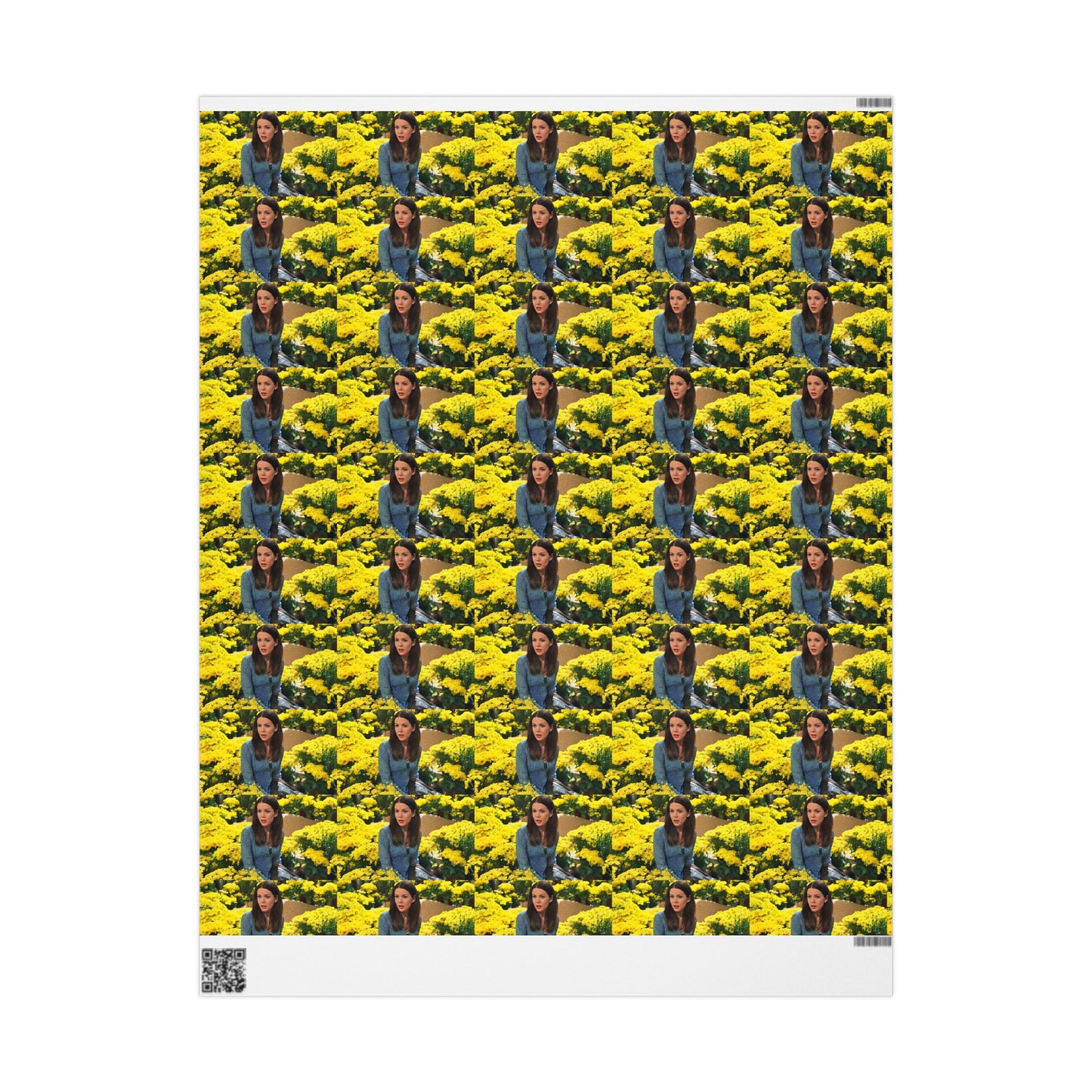 Gilmore Girls Lorelai Yellow Daisies Wrapping Paper