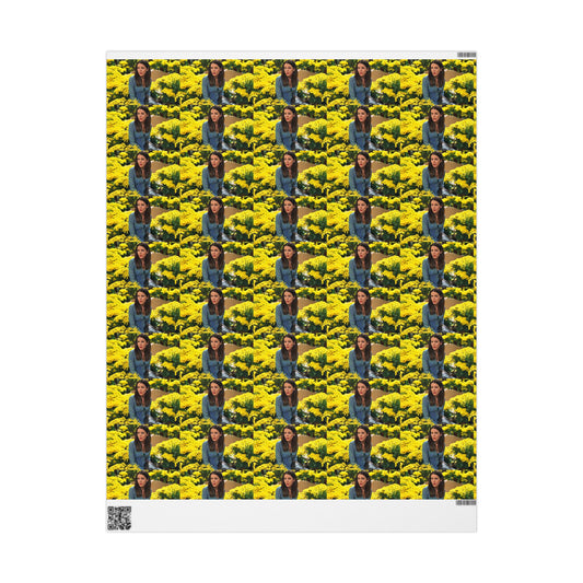 Gilmore Girls Lorelai Yellow Daisies Wrapping Paper