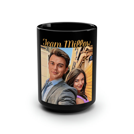 Team Millow Black Mug, 15oz