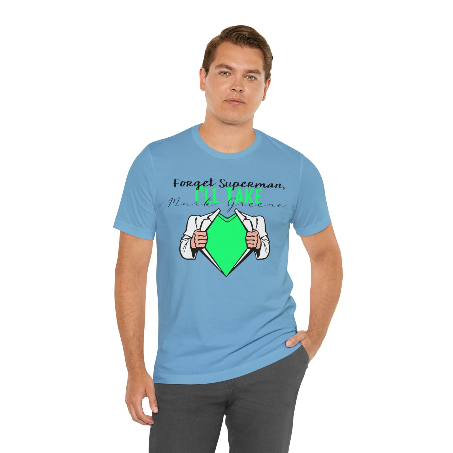 Forget Superman, I'll Take Mark Greene Unisex Jersey Short Sleeve Tee