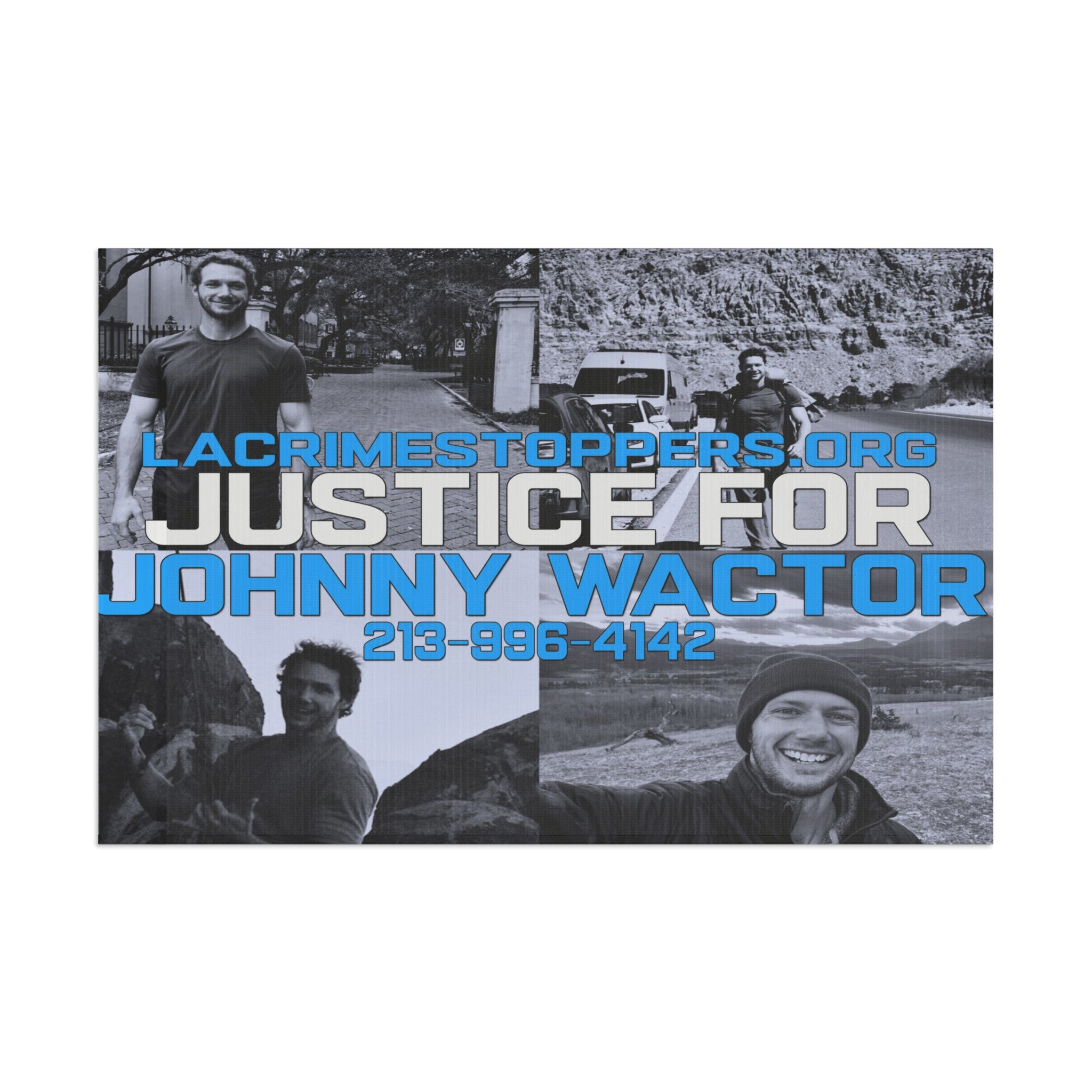 Justice For Johnny Wactor Flag